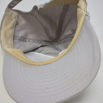 Gray 5 Panel Hat One Size Fish Graphic Rope Slideback Cap Outdoors Fishing Trout