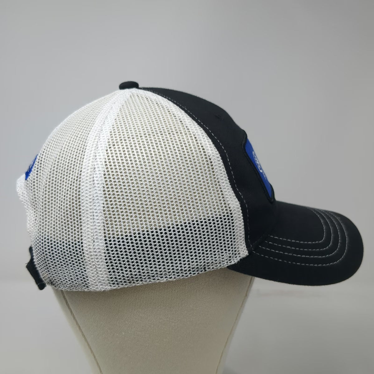Yamaha Baseball Cap Black One Size Racing Patch Mesh Back Strapback Motors Hat