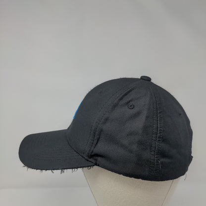 Image Solutions Strapback Hat Black One Size Adjustable Embroidered