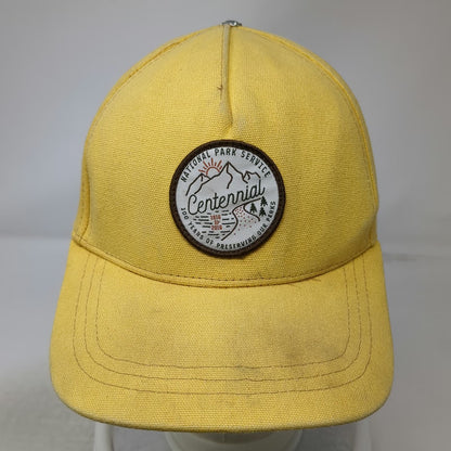 REI 5 Panel Yellow Hat One Size National Park Service Centennial Snapback Cotton