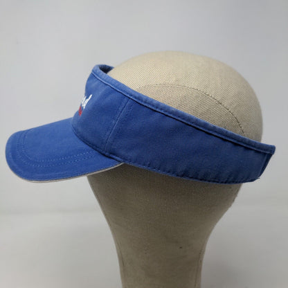 Imperial Men's Strapback Visor Hat Blue Adjustable Embroidered Homestead Resort