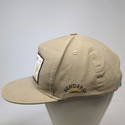 Sendero Provisions Co. 5 Panel Brown Hat One Size Rattlesnake West Snapback