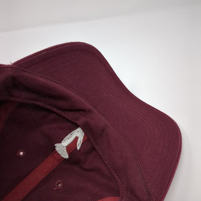 Flower Strapback Hat Red One Size Adjustable Embroidered Model R65 Richardson