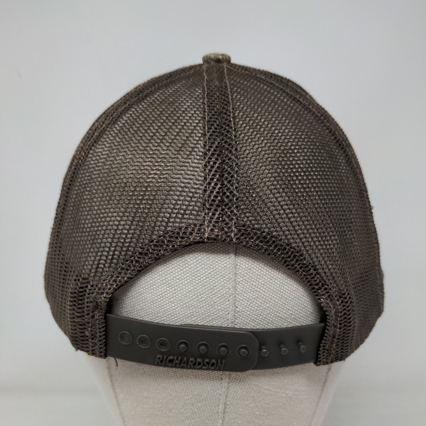 Manning Building Supplies Snapback Trucker Hat Camouflage One Size Mesh Back