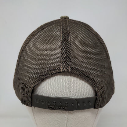 Manning Building Supplies Snapback Trucker Hat Camouflage One Size Mesh Back