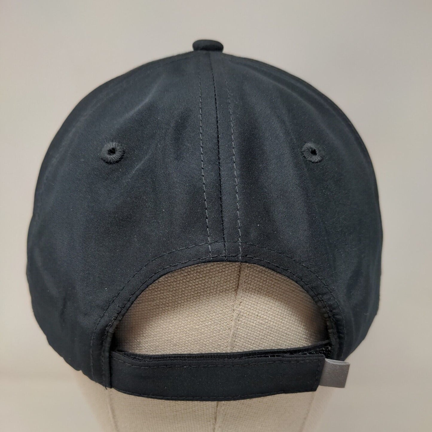 Lake Nona Slideback Hat Black One Size Adjustable Embroidered 6 Panel Core365