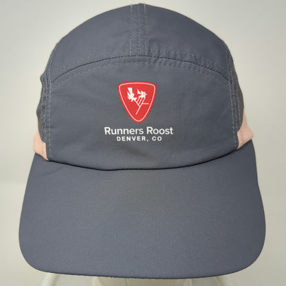 Boco Gear 5 Panel Gray One Size Runners Roost Denver CO Mountain Performance Hat
