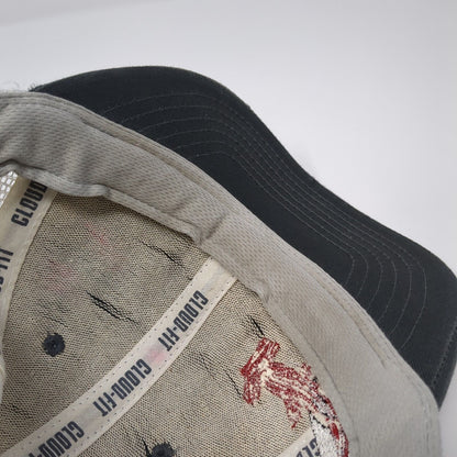 Cloud-Fit Snapback Trucker Hat Gray One Size Adjustable Mesh Back Crazy Shirts