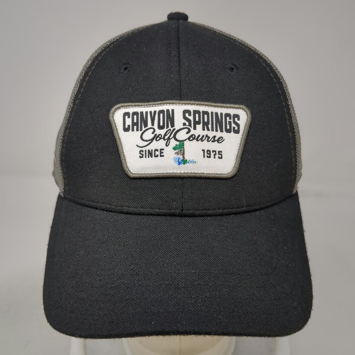 Pukka Snapback Black One Size Canyon Springs Golf Course Mesh Trucker Hat