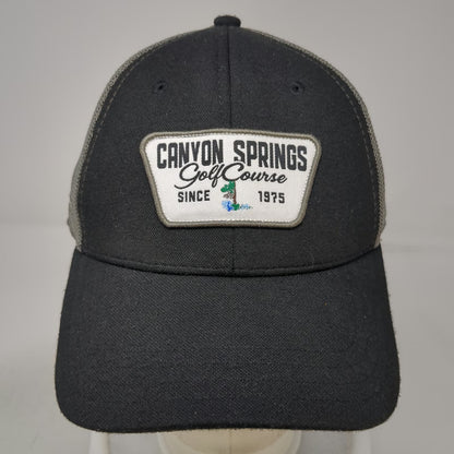 Pukka Snapback Black One Size Canyon Springs Golf Course Mesh Trucker Hat