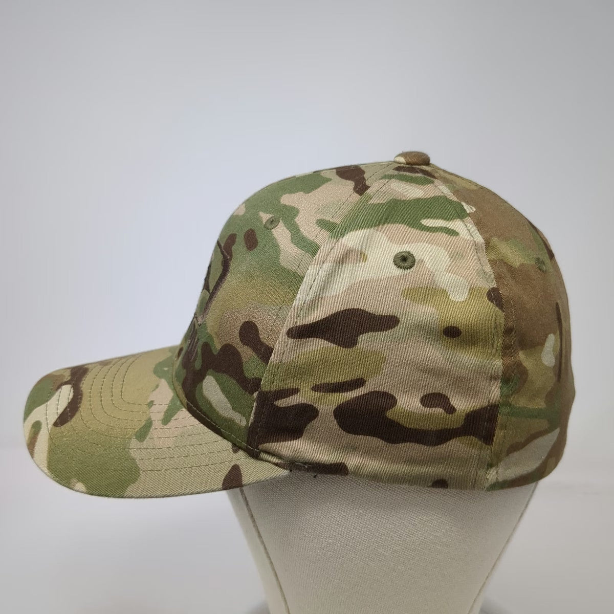 Easton Baseball Cap Green XL Multicam Embroidered Logo Fitted Flexfit Hat