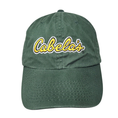 Cabela's Worlds Foremost Outfitters Slideback Hat Green OSFA Adjustable 6 Panel