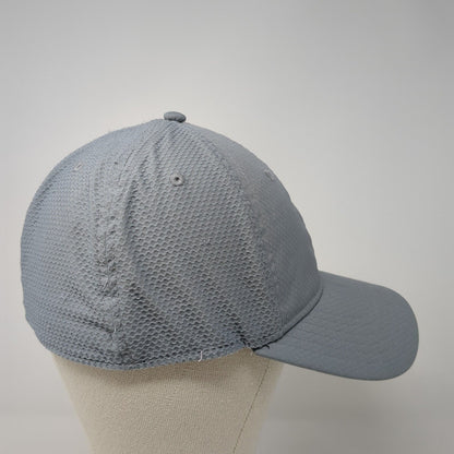 Under Armour Golf Fitted Hat Gray M/L Embroidered Logo Solid 6 Panel