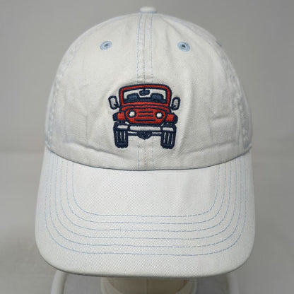 Life is Good Baseball Cap Blue One Size Off-Road Vehicle Hat Slideback Cotton