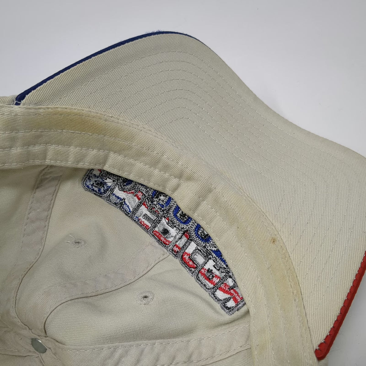 American Chopper Baseball Cap Beige One Size Adjustable Slideback Cotton Hat TV