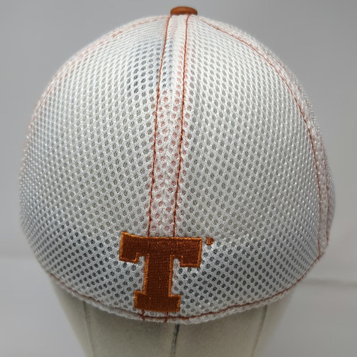 Texas Longhorns NCAA New Era Cap Brown White L Mesh Back Logo Stretch Hat