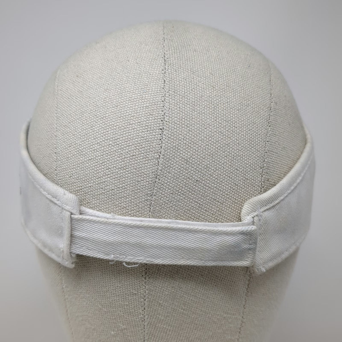 American Needle Visor White One Size Indian Wells Tennis Garden Strapback Hat