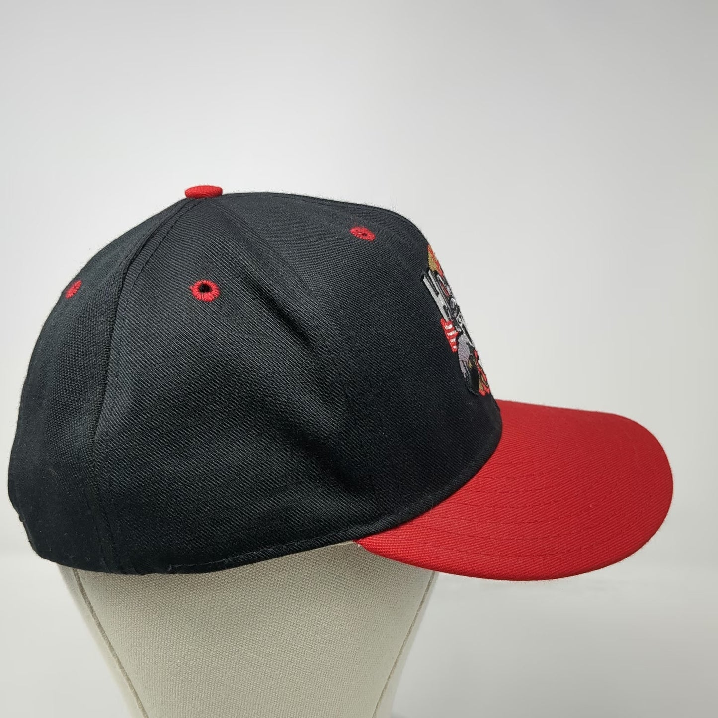 Pro-Line Snapback Black Red Vintage New Britain Rock Cats Baseball Hat MiLB