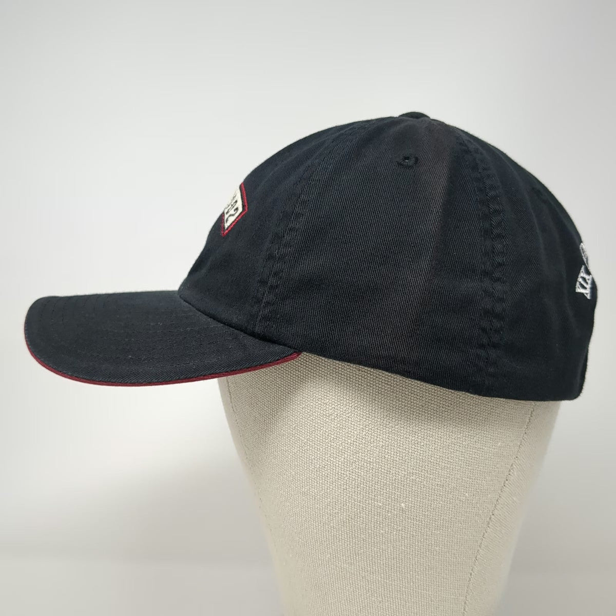 American Needle Baseball Cap Black One Size Salt Lake 2002 Olympics Winter Hat