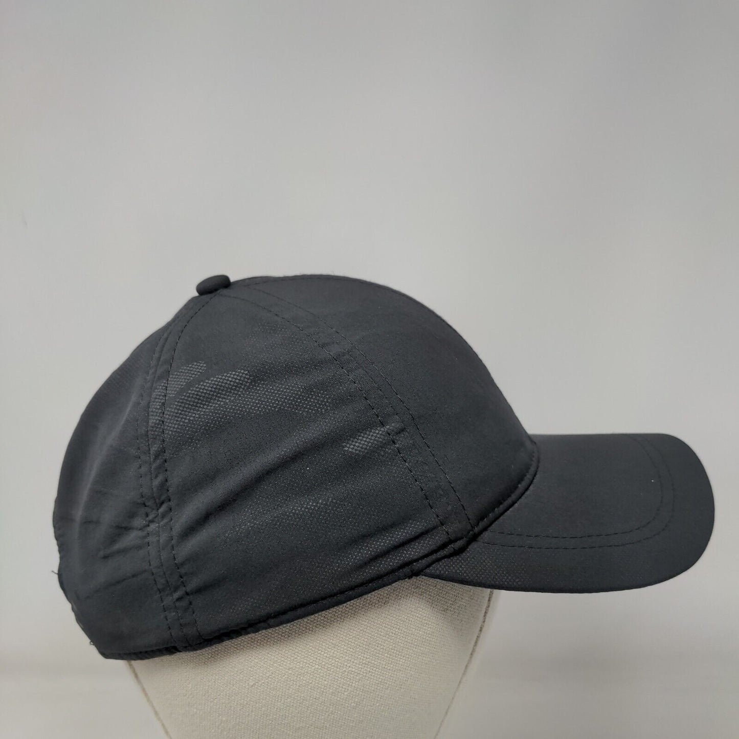H&M Snapback Hat Black Camo One Size Adjustable 6 Panel Blank