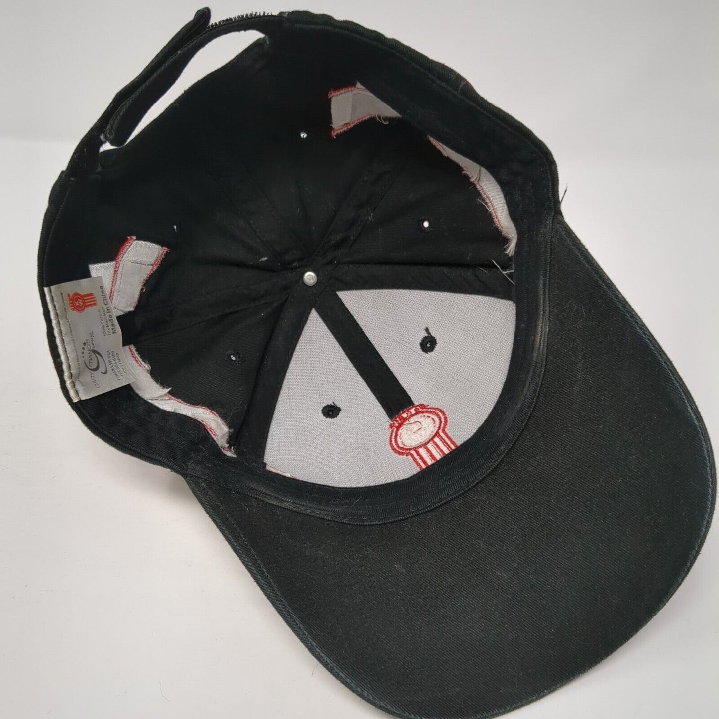 KW Kenworth Trucker Strapback Hat Black One Size Adjustable Embroidered 6 Panel