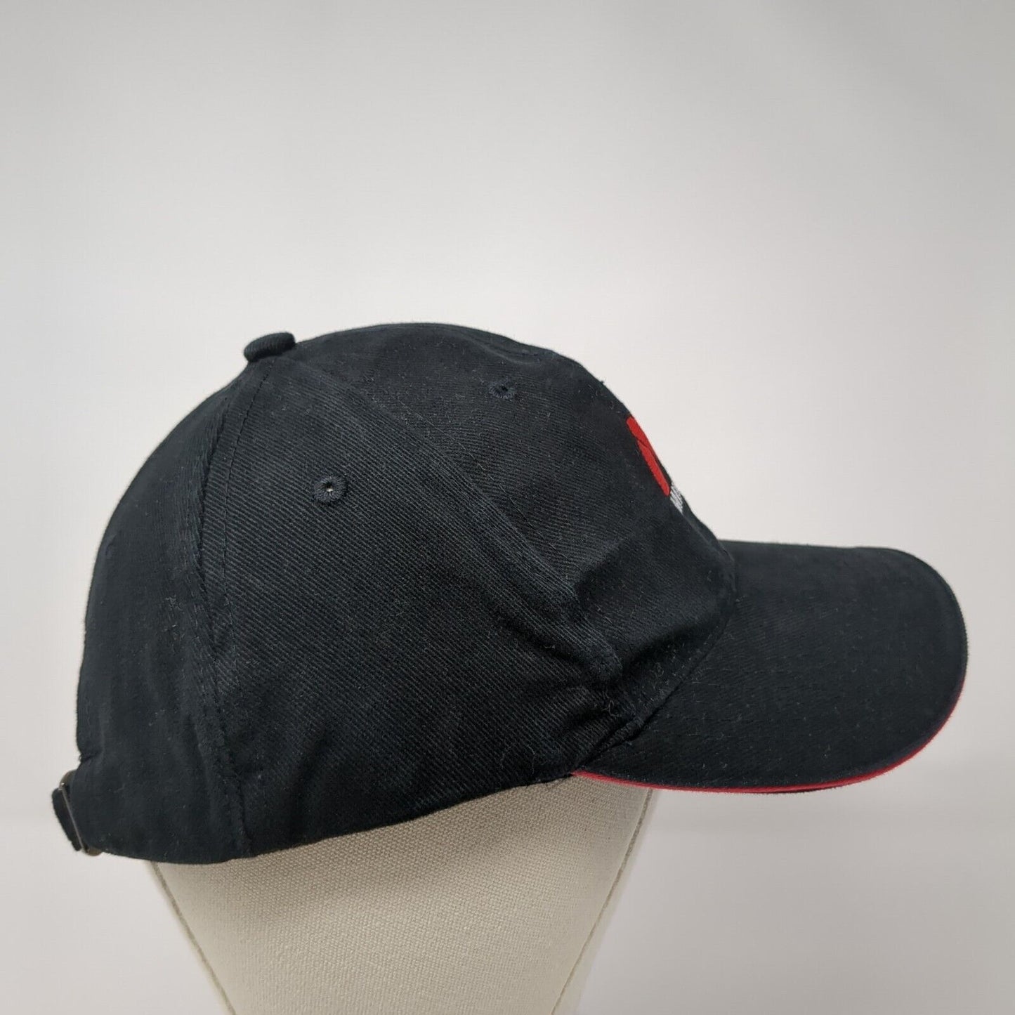 Minelab Slideback Hat Black One Size Adjustable Embroidered 6 Panel