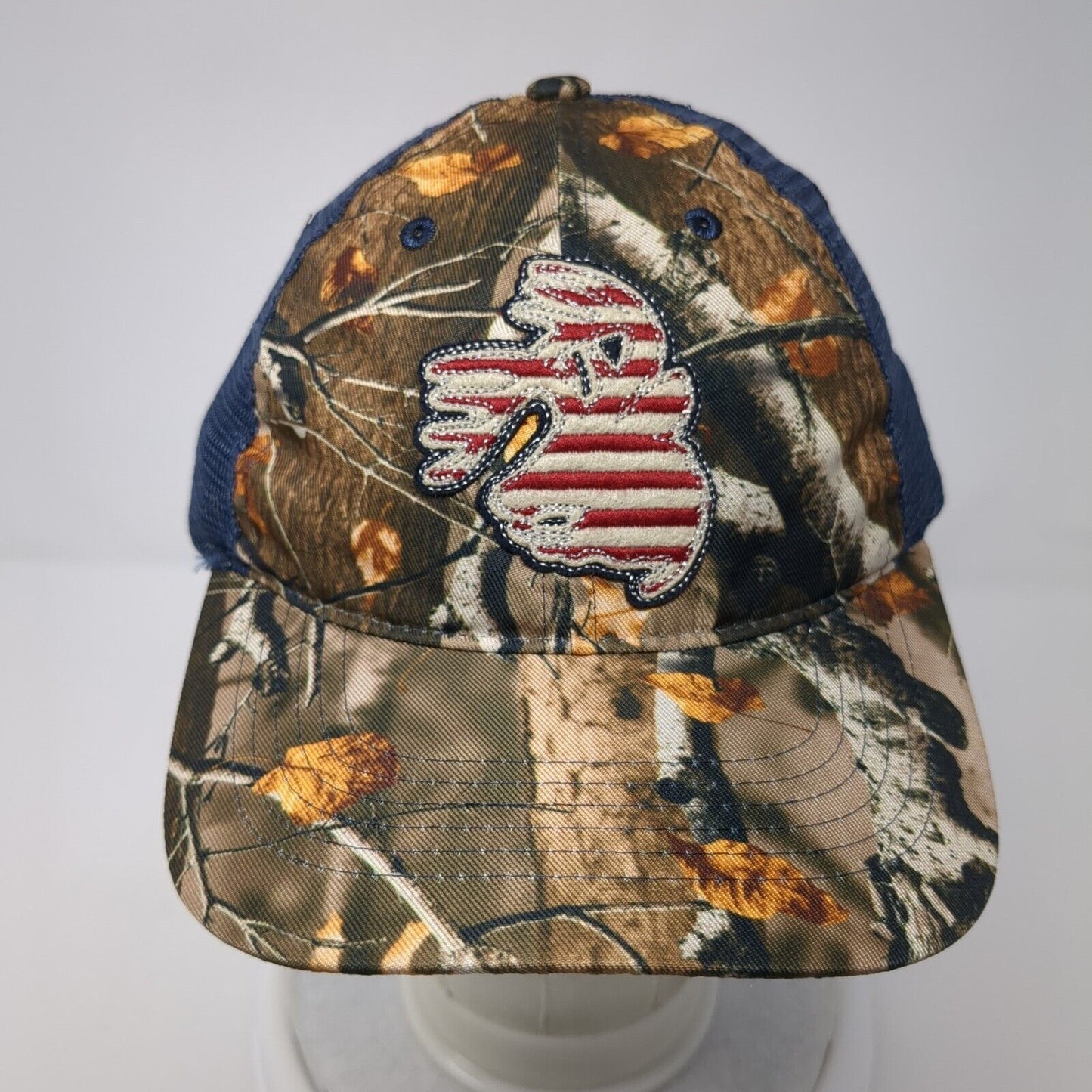 Legendary Whitetails Snapback Trucker Hat Camo One Size Mesh Back