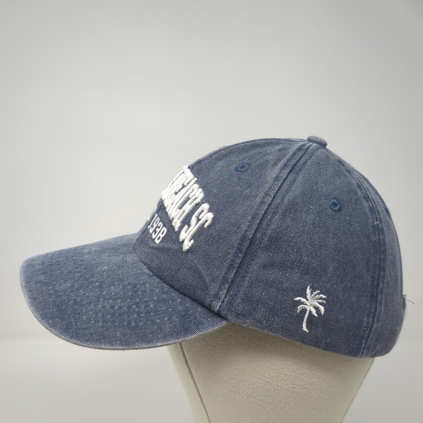 Myrtle Beach SC Est. 1938 Slideback Baseball Cap Blue OS Adjustable Embroidery