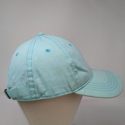 American Eagle Baseball Cap Blue One Size Distressed Cotton Slideback Plain Hat