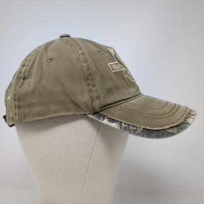 Outdoor Cap Baseball Brown One Size New Hampshire Fish Game 150 Years Camo Hat