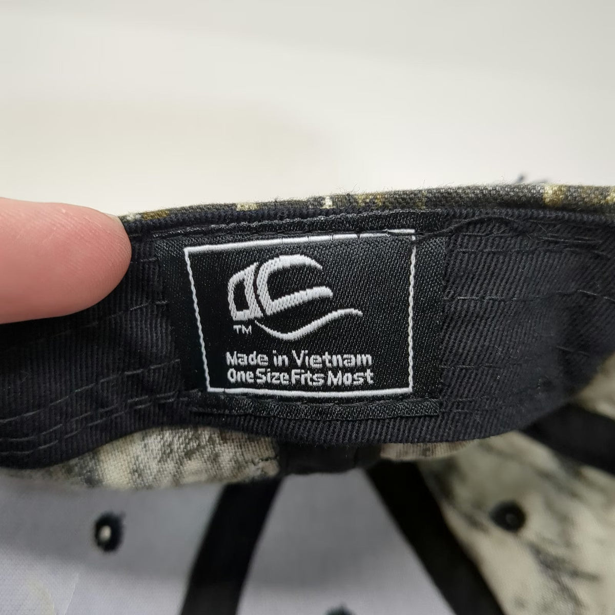 Outdoor Cap Cooke City Montana Mountain Baseball Cap Black Camo One Size Hat
