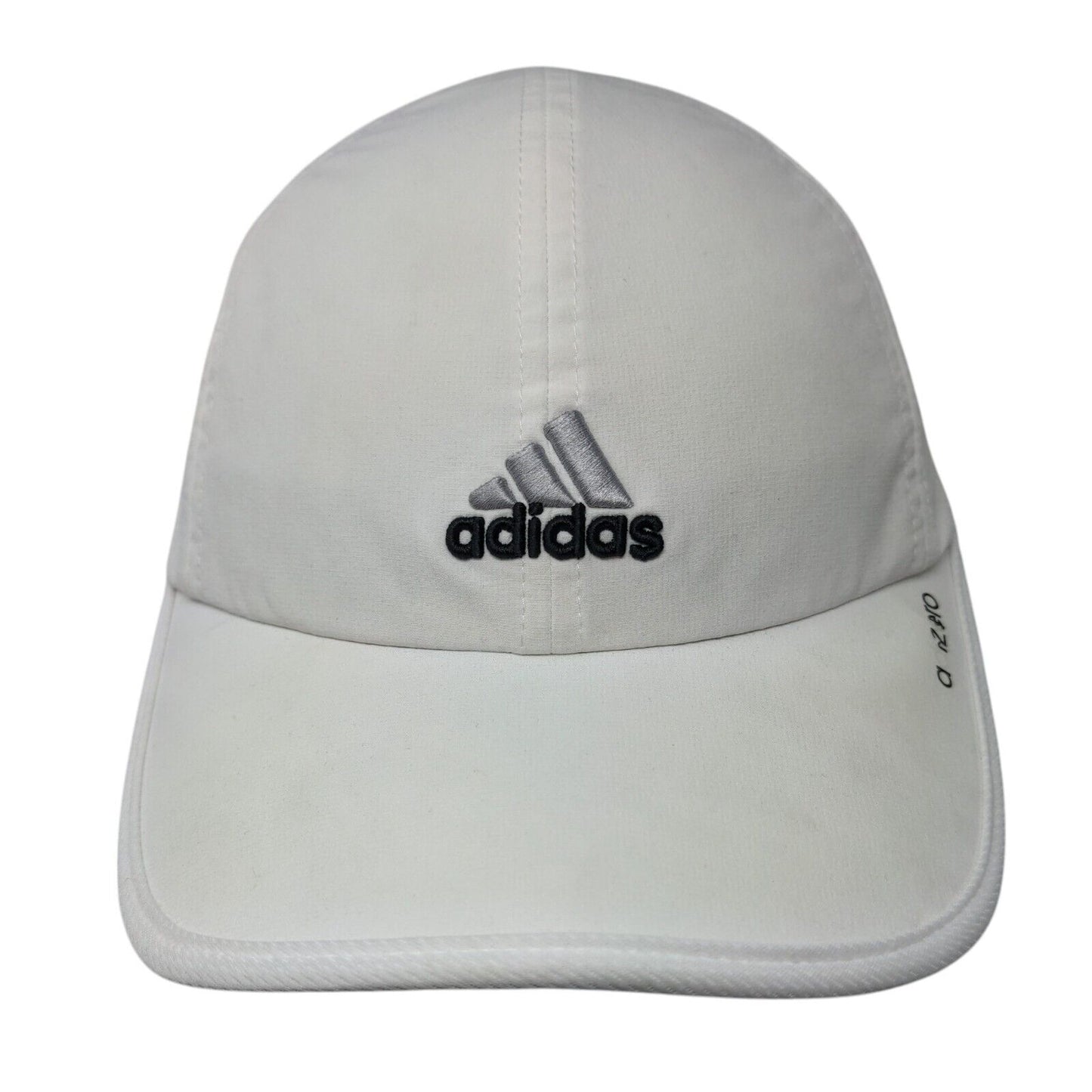 Adidas 3 Stripes Strapback Hat White One Size Solid Adizero Climacool