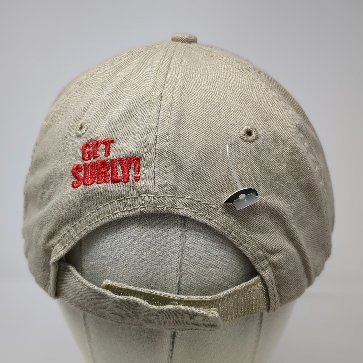 Advantage Surly Brewing Co Baseball Cap Beige One Size Strapback Hat Get Surly