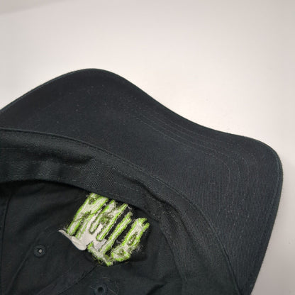 NWTR Slideback Hat Black One Size Adjustable Embroidered The Classics Yupoong