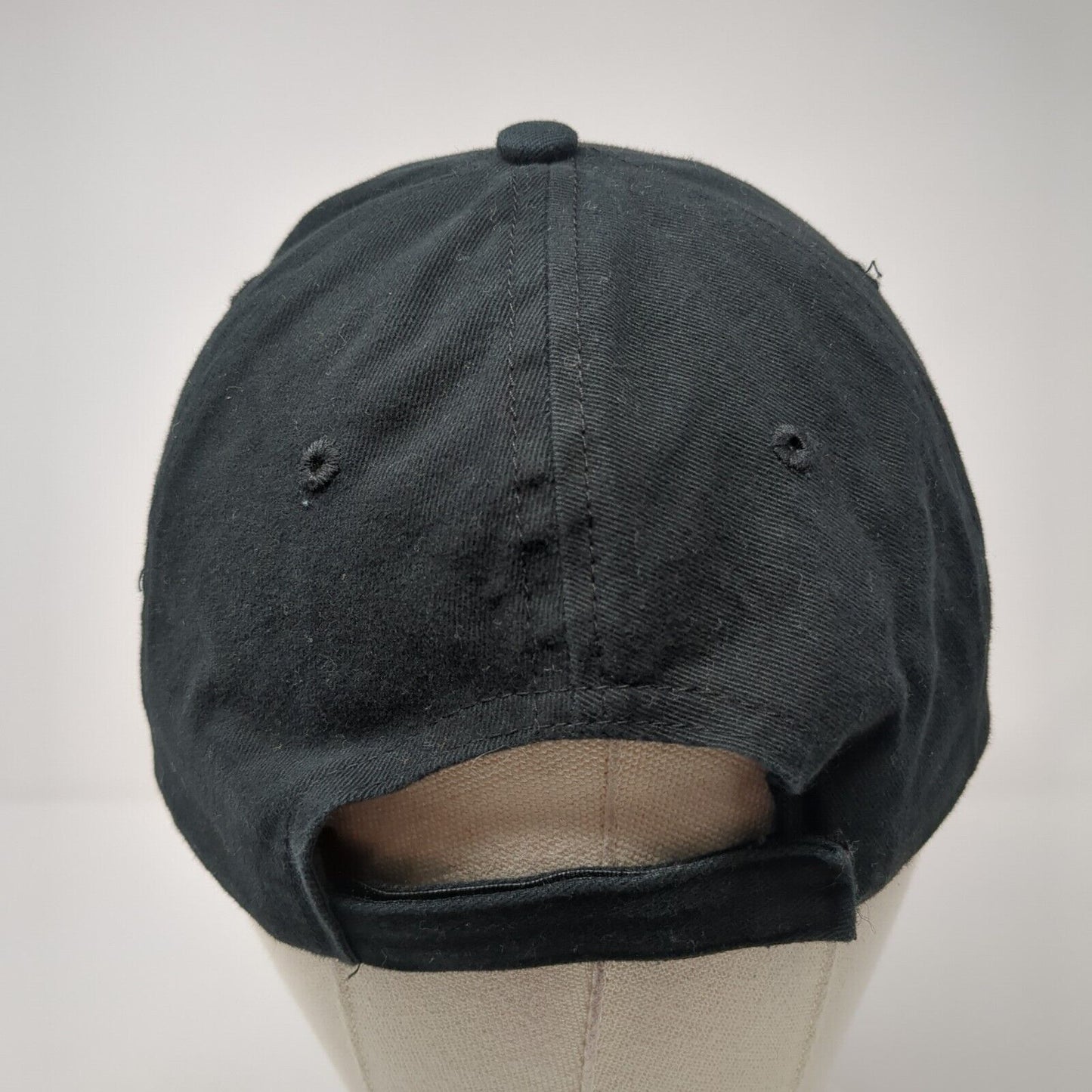 LAPG LA Police Gear Strapback Hat Black One Size Solid Quake City Caps