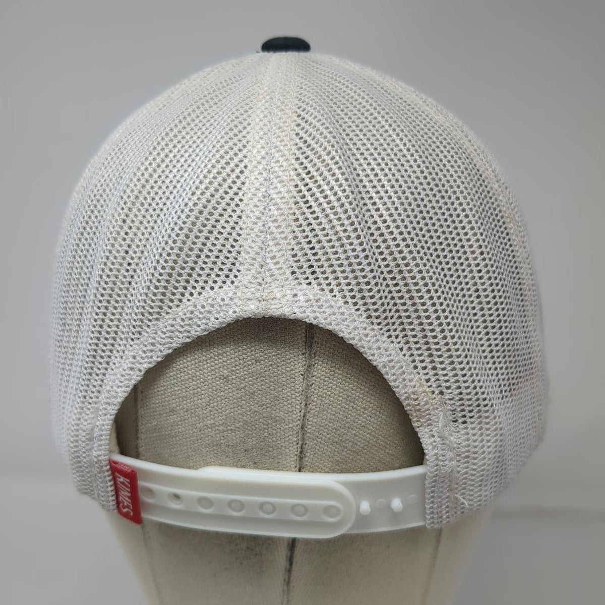 Kimes Ranch Trucker Hat Black White One Size Mesh Snapback Longhorn Steer Logo