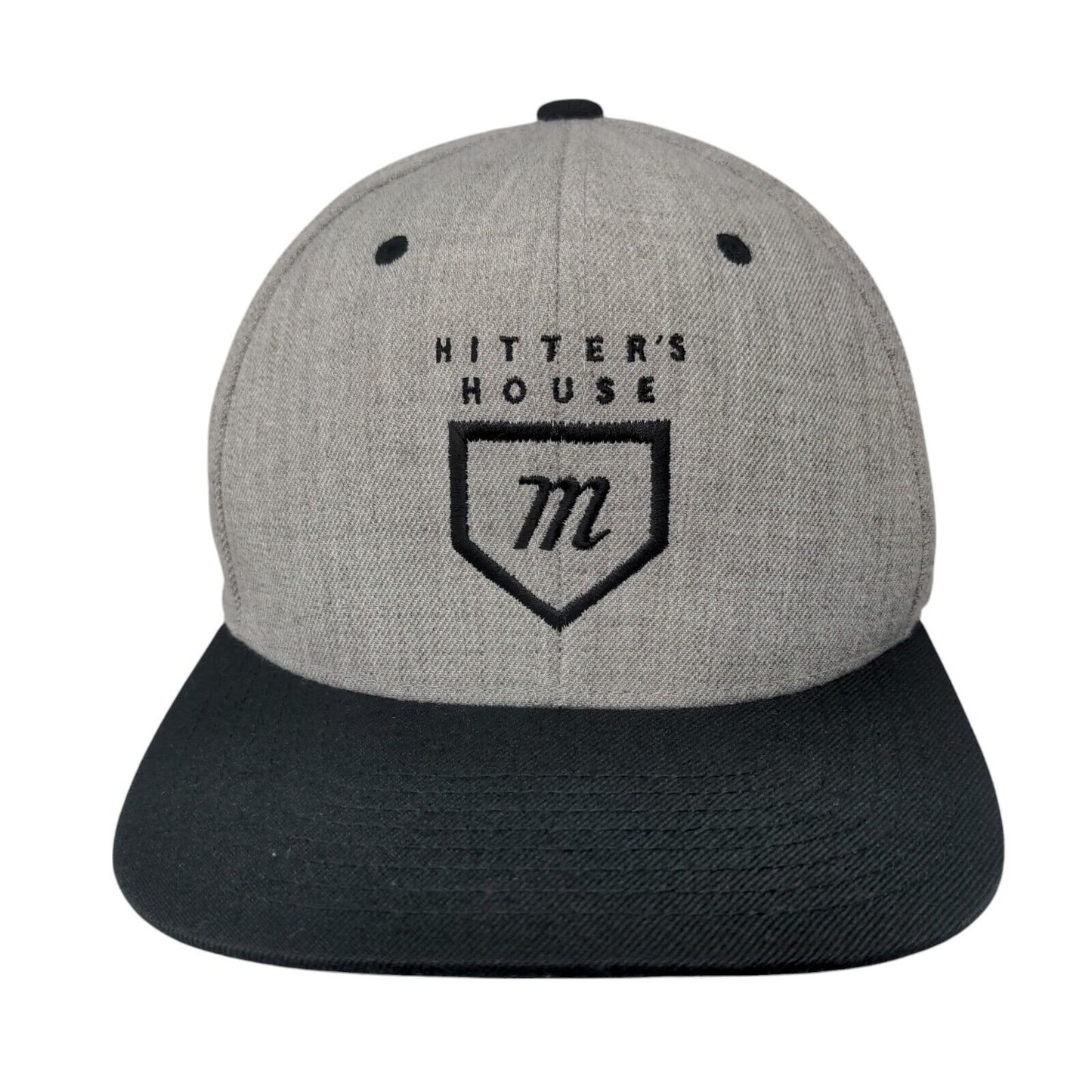 Hitter's House Los Angeles Snapback Hat Gray OS Adjustable The Classics Yupoong