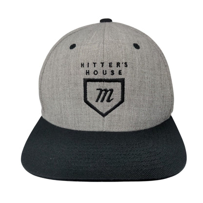 Hitter's House Los Angeles Snapback Hat Gray OS Adjustable The Classics Yupoong