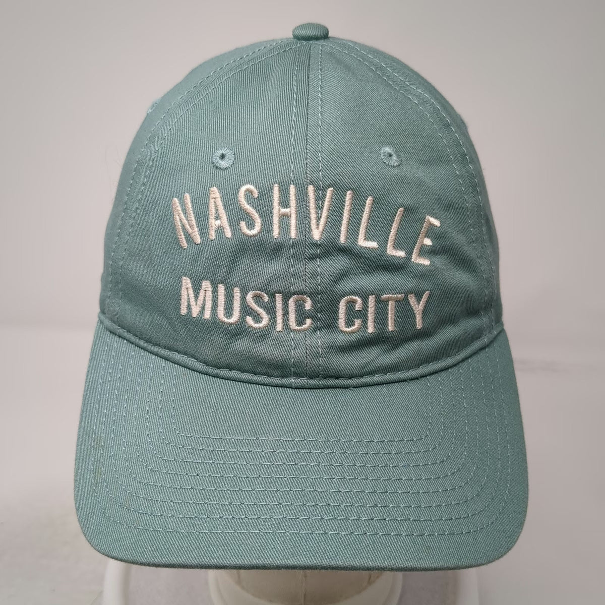 The Game Nashville Music City Blue Baseball Cap One Size Slideback Hat