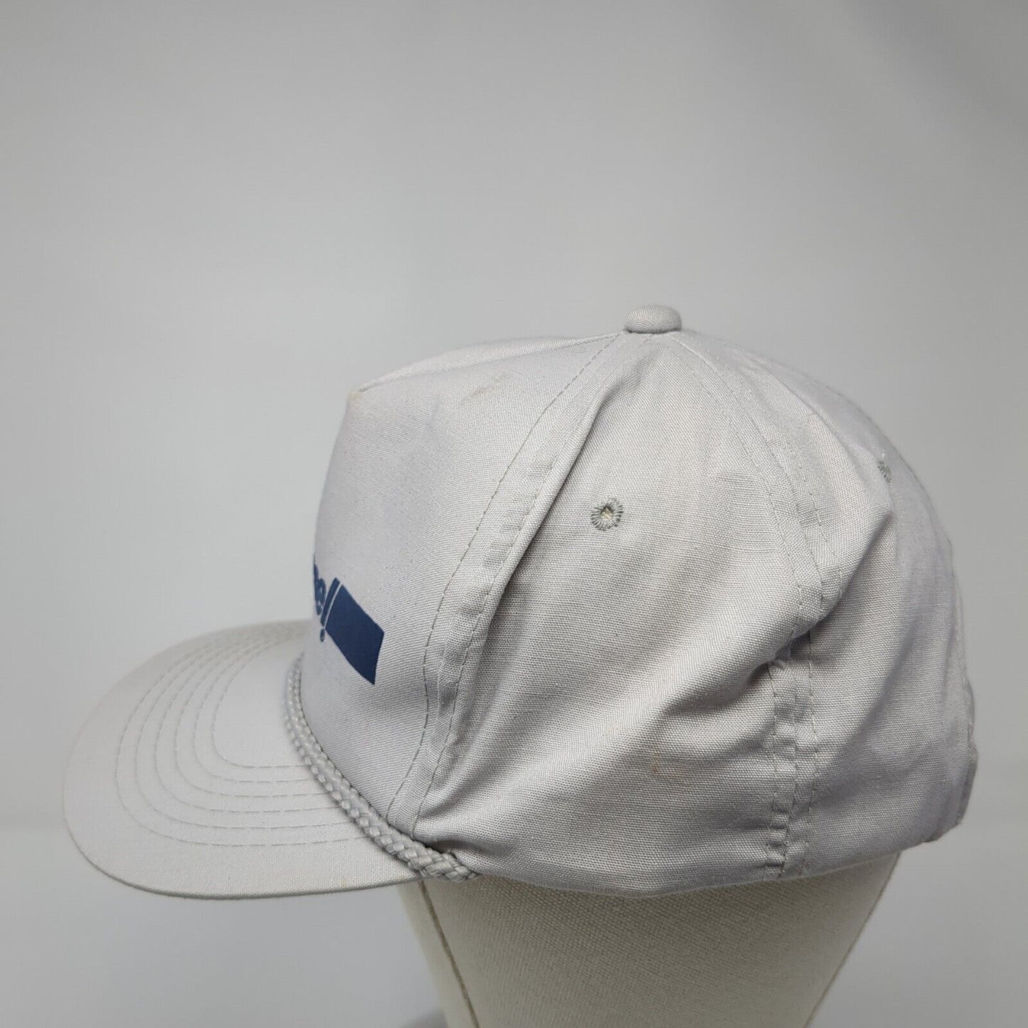 DSS Pro Diesel Snapback Rope Hat Gray One Size Solid Adjustable Outdoor