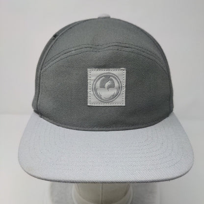 Dragon Alliance Patch Snapback Hat Gray OSFA Adjustable Vent Holes