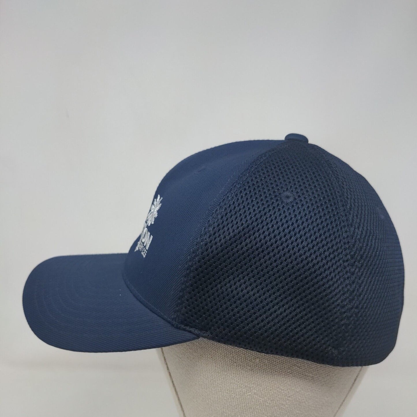Mount Valley Foundation Services Fitted Hat Blue L/XL Embroidered