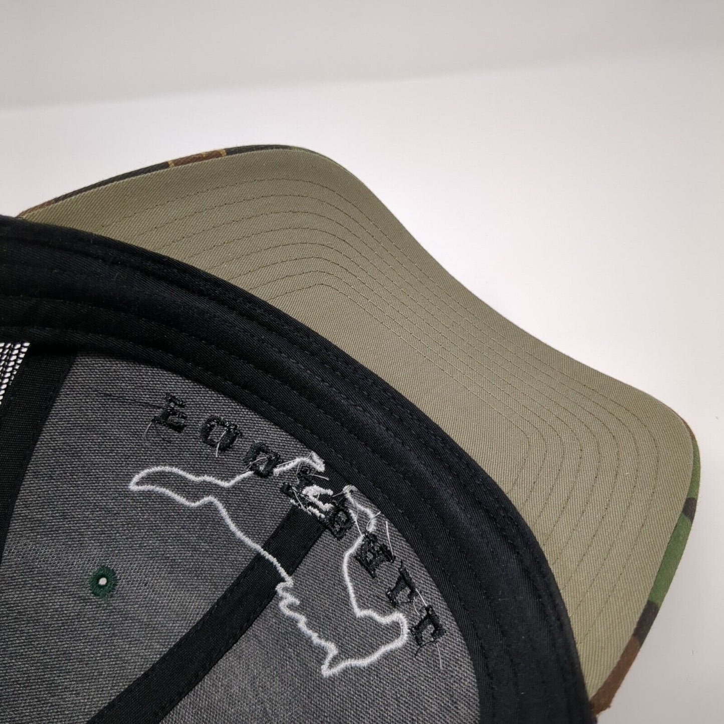 Mustangs Football Snapback Trucker Hat Camouflage One Size Mesh Back