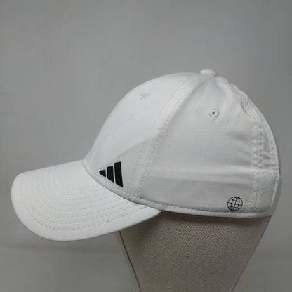 Adidas Fitted Sun Visor Hat White One Size Three Stripe Life Outdoor