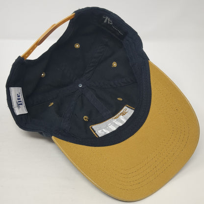 Miller Lite A Fine Pilsner Beer Snapback Hat Blue One Size Adjustable