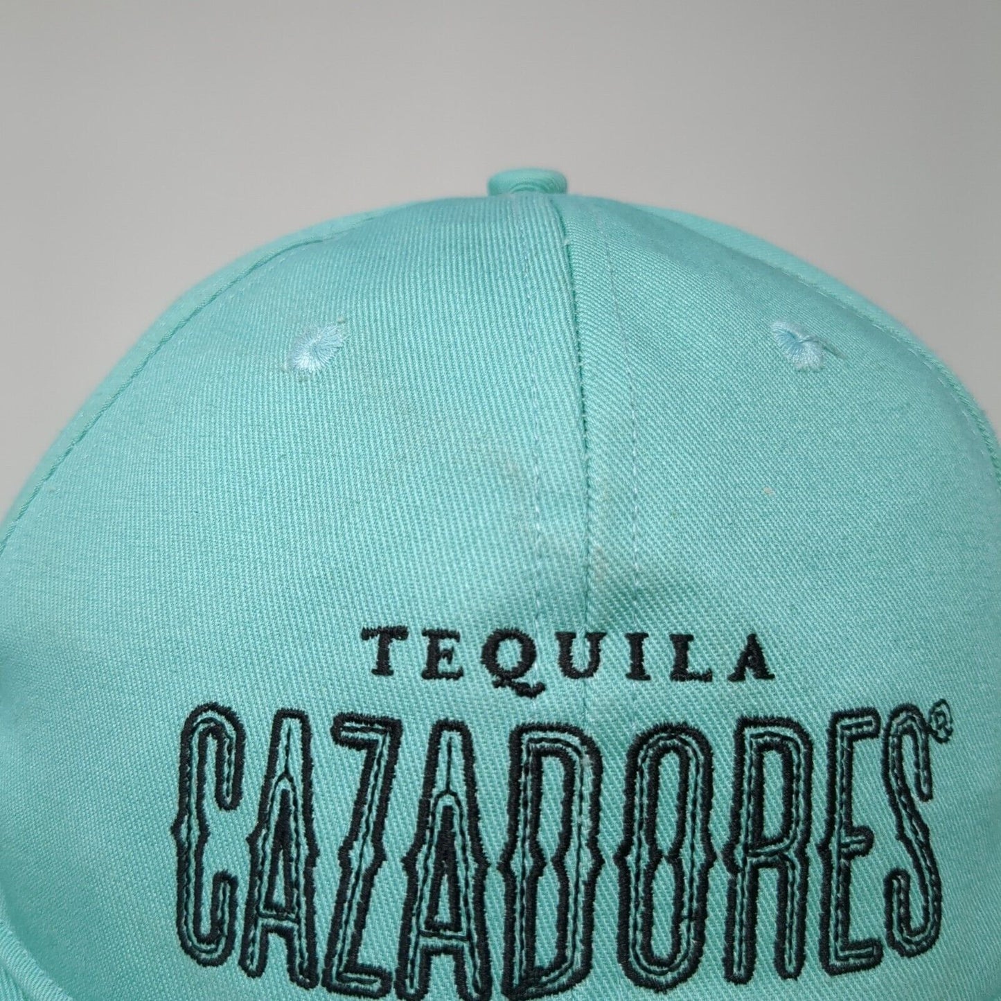 Cazadores Tequila Strapback Hat Blue One Size Adjustable Embroidered