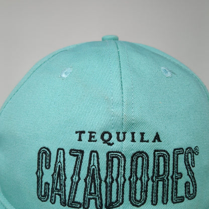 Cazadores Tequila Strapback Hat Blue One Size Adjustable Embroidered