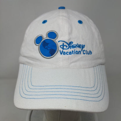 Disney Vacation Club Member Slideback Hat White OSFA Embroidered