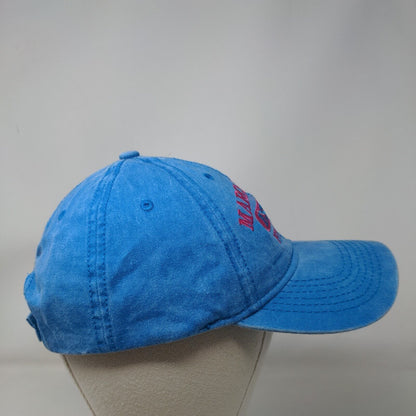 Marco Island Florida Strapback Hat Blue One Size Embroidered Alvin's Island