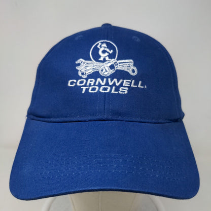 Cornwell Tools Men's Strapback Hat Blue Embroidered Logo Adjustable